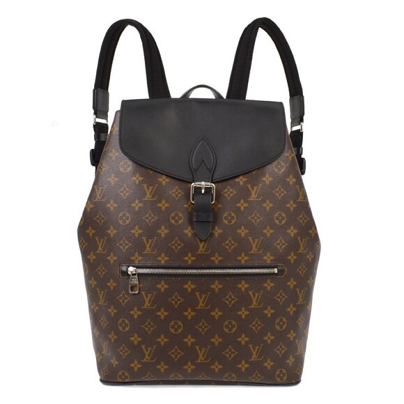 Louis Vuitton Monogram Macassar Parc Backpack M40637 SR3196 KQ00228 - Picture 1 of 12